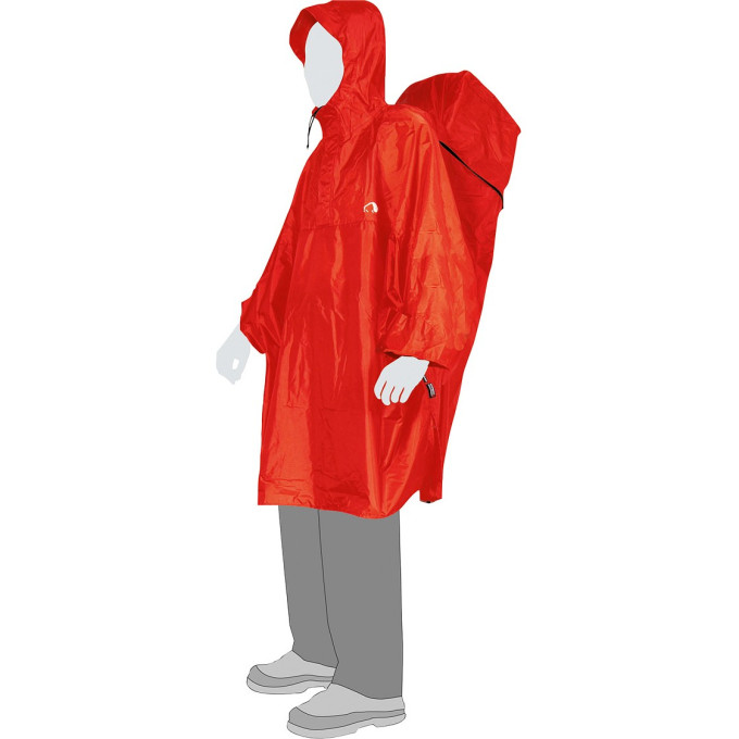 Плащ-накидка на рюкзак TATONKA CAPE M, red