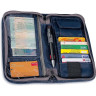 Плоская сумка для документов с защитой данных TATONKA TRAVEL ZIP L RFID navy